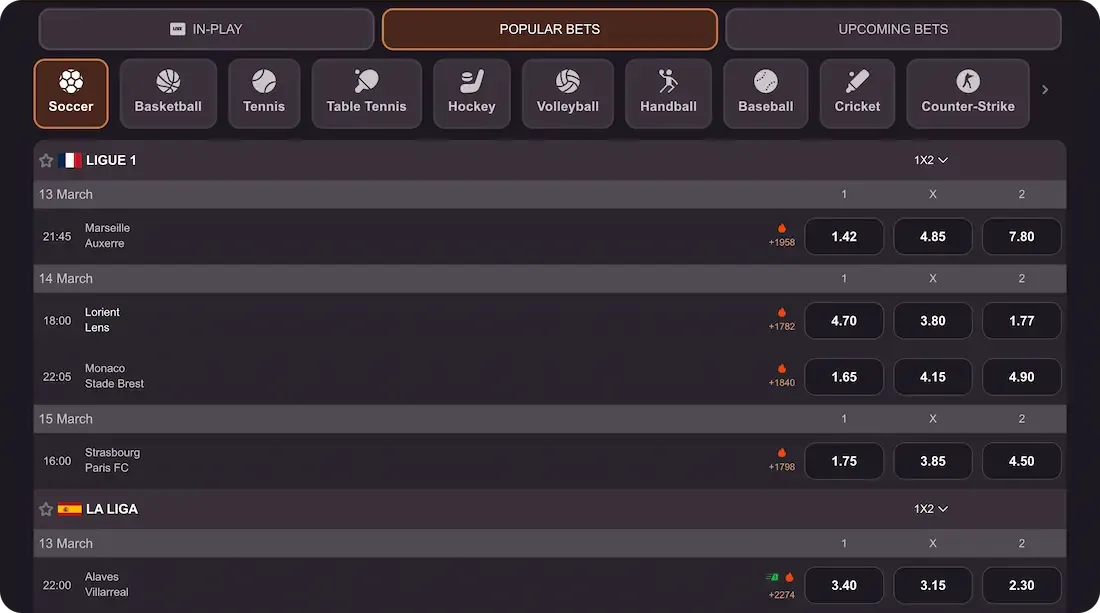 crazytower casino bets